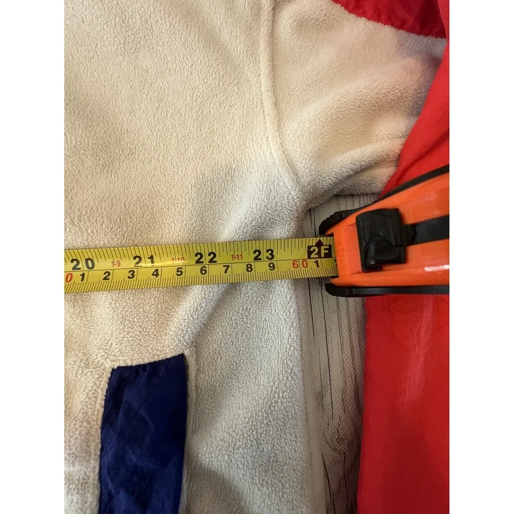 NIKE NSW HALF-ZIP TOP Color Block Cropped Fleece Pullover size XL 938963-258